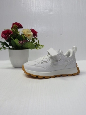 Buty sportowe chłopięce (32-37) LC901 WHITE