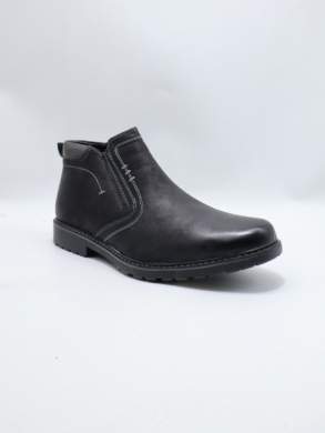 Botki męskie ocieplane (40-46) 22T55-1 BLACK