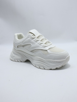 Sneakersy damskie (36-41) WW081 WHITE