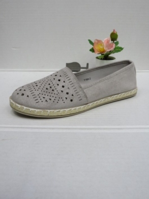 Mokasyny damskie na płaskim (36-41) Y16H-2 GREY