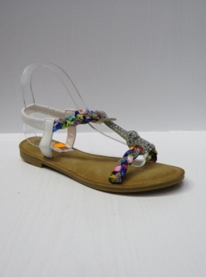 Sandały damskie na płaskim (36-41) 219-2 WHITE