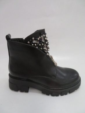 Botki damskie jesienne na płaskim (36-41) NC1180 BLACK
