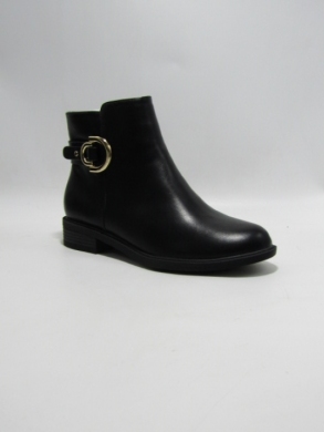 Botki damskie na płaskim (36-41) D7-3 BLACK