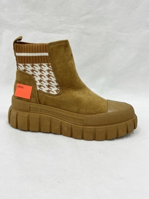 Botki damskie na płaskim (36-41) B026-2 CAMEL