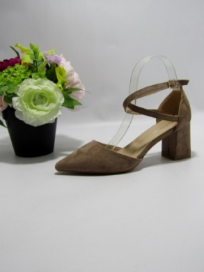 Sandały damskie na obcasie (36-41) 8338-239 KHAKI