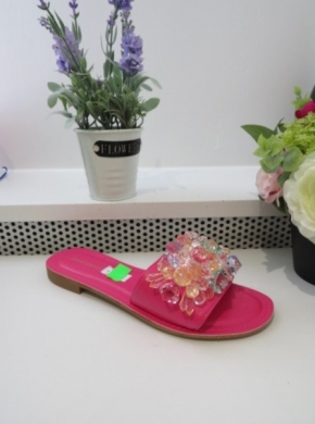 Klapki damskie na płaskim (36-41) 7989 FUCHSIA