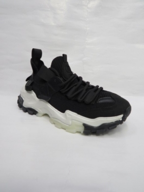 Buty sportowe damskie na płaskim (36-41) YB-201 BLACK