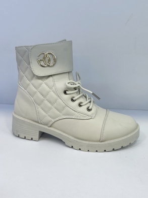 Botki damskie ocieplane na płaskim (36-41) F-223 BEIGE