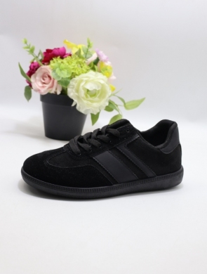Buty sportowe damskie na płaskim (36-41) 6601 BLACK