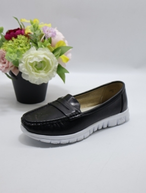 Półbuty damskie na płaskim (36-41) C802-1 BLACK