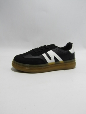 Buty sportowe damskie na płaskim (36-41) LL1971 BLACK