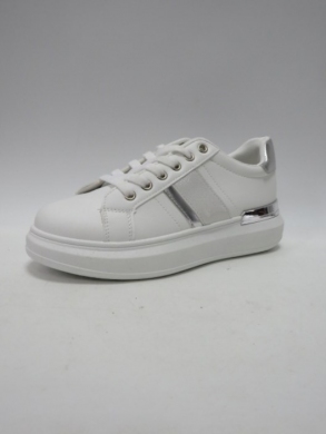 Buty sportowe damskie na płaskim (36-41) BK183 SILVER