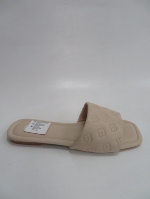 Klapki damskie na płaskim (36-41) HXD66 BEIGE