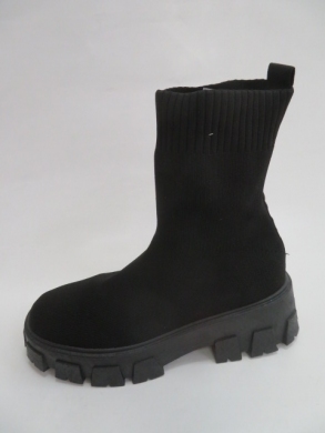 Botki damskie jesienne na płaskim (36-41) N53 BLACK