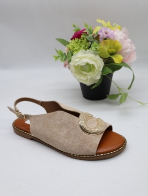 Sandały damskie na płaskim (36-41) 9037 KHAKI