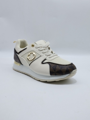 Buty sportowe damskie na płaskim (36-41) J-22 BEIGE