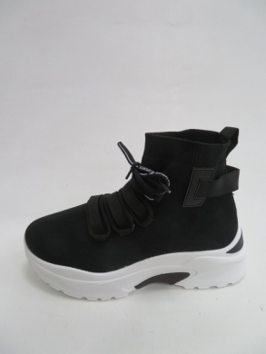 Sneakersy damskie wysokie (36-41) 1080 BLACK