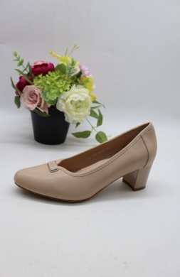 Czółenki damskie na obcasie (36-41) YCC-161 BEIGE