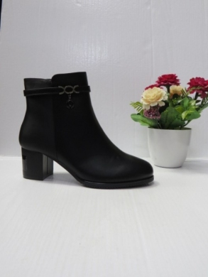 Botki damskie ocieplane na obcasie (36-41) X3708 BLACK