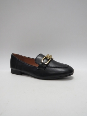 Mokasyny damskie na płaskim (36-41) W-236 BLACK