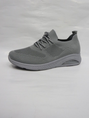 Buty sportowe damskie na płaskim (37-42) N1557 GREY