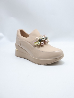 Buty sportowe damskie na koturnie (36-41) 0-1518 KHAKI