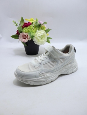 Buty sportowe damskie na płaskim (36-41) AD680 WHITE