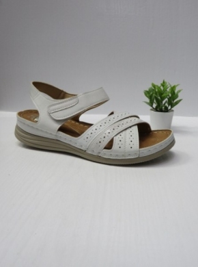 Sandały damskie na koturnie (36-42) CC2230 WHITE