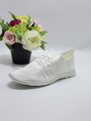 Buty sportowe damskie na płaskim (36-41) XKB-40 WHITE