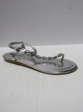 Sandały damskie na płaskim (36-41) 1088 SILVER
