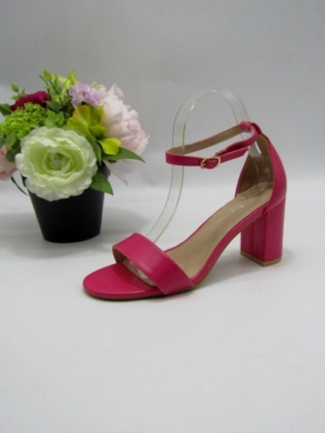 Sandały damskie na obcasie (36-41) R152 FUCHSIA