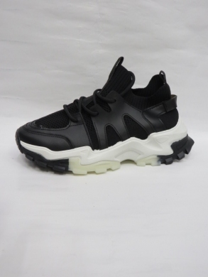 Buty sportowe damskie na płaskim (36-41) A28 BLACK