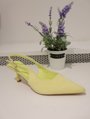 Sandały damskie na szpilce (36-41) 88202 YELLOW