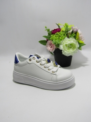 Buty sportowe damskie na płaskim (36-41) EV392 WH/BLUE