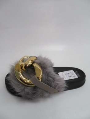 Klapki damskie z futerkiem (36-41) 825-77