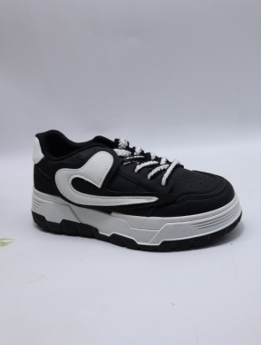 Buty sportowe damskie na płaskim (36-41) 1780 BL/WH