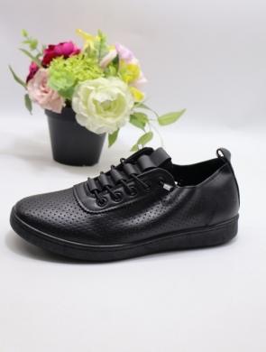 Buty sportowe damskie na płaskim (38-43) 81217-1 BL