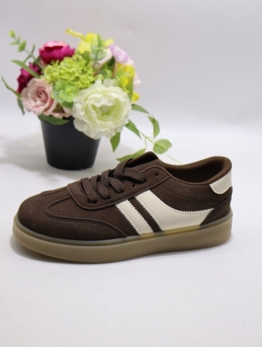 Buty sportowe damskie na płaskim (36-41) AA-77 BROWN