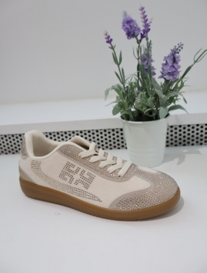 Buty sportowe damskie na płaskim (36-41) 9000 BEIGE