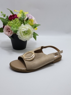 Sandały damskie na płaskim (36-41) 9301 KHAKI