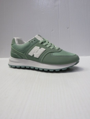 Buty sportowe damskie na płaskim (36-41) LY085 LTGREEN