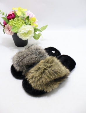 Kapcie damskie ocieplane (36-41) FL034 MIX
