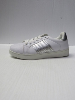 Buty sportowe damskie na płaskim (36-41) DS99-319 WHITE/SILVER
