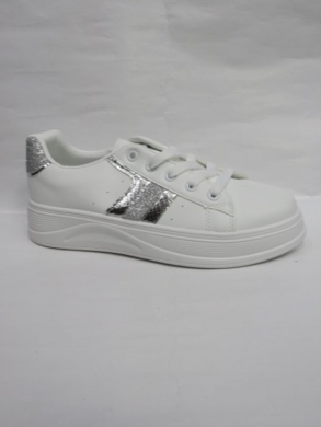 Buty sportowe damskie na płaskim (36-41) C173 SILVER