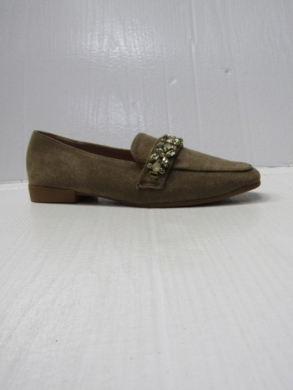 Mokasyny damskie na płaskim (36-41) J558 KHAKI