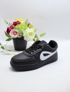 Buty sportowe damskie na płaskim (36-41) DN89-8 BL/WHITE