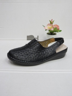 Sandały damskie na koturnie (36-41) 0638 BLACK