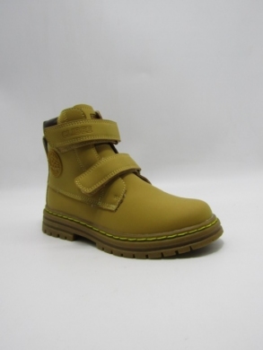 Botki chłopięce ocieplane (32-37) HC362 CAMEL/BROWN