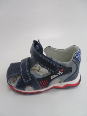 Sandały chłopięce (21-26) AB233 DBLUE/RED