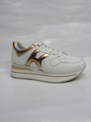 Buty sportowe damskie na płaskim (36-41) AB1733 WHITE/CHAMP